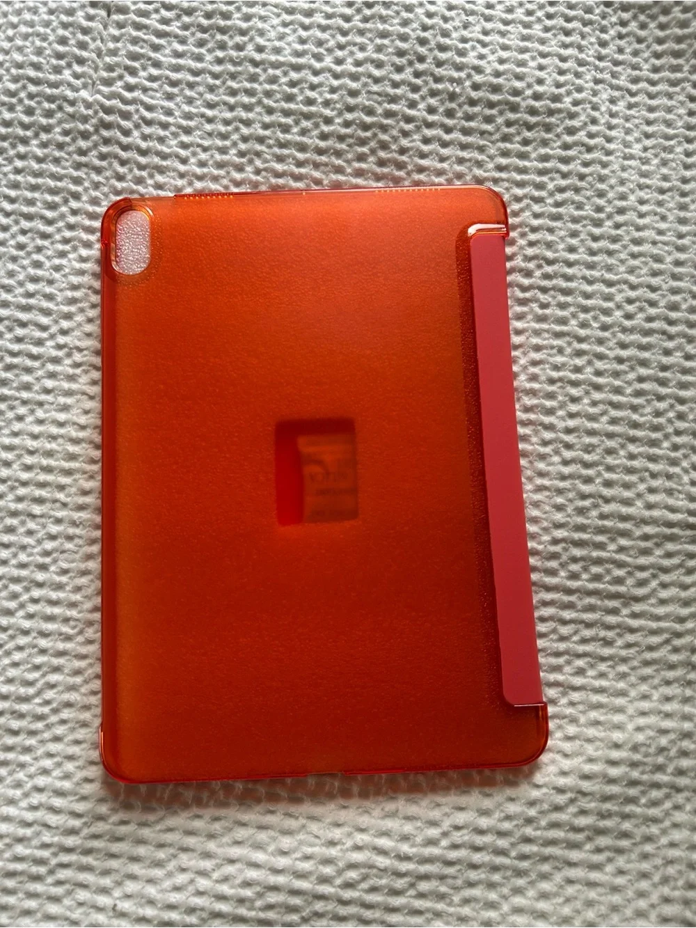 Coral iPad case never used